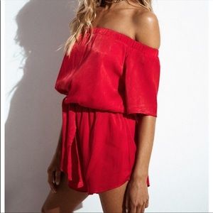 Lovely SABO SKIRT red romper. 😍